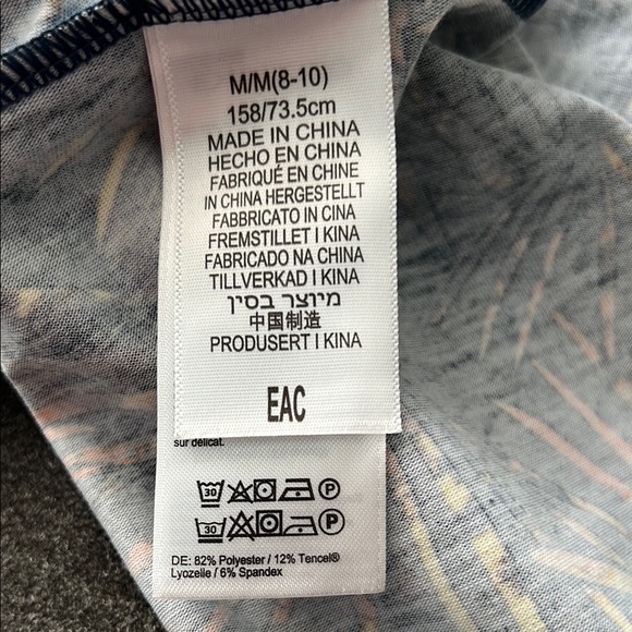 Exofficio Blue midi resort wear A-line skirt size M - Picture 7 of 14